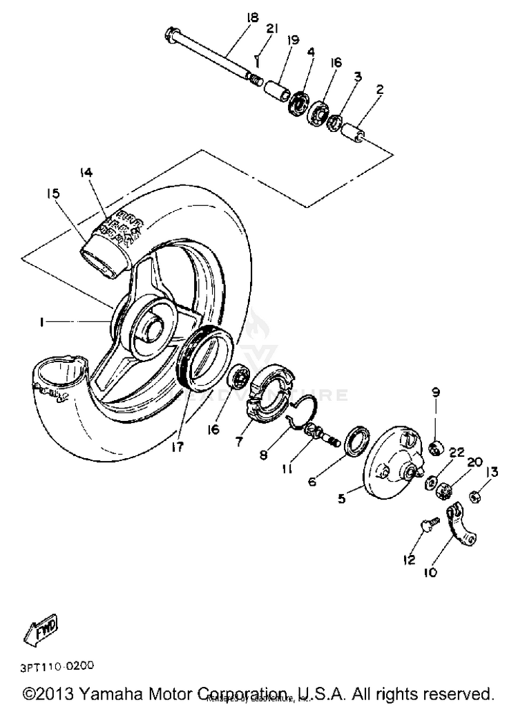 Front Wheel Schematic