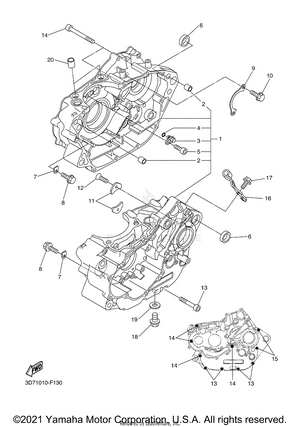 Crankcase Schematic