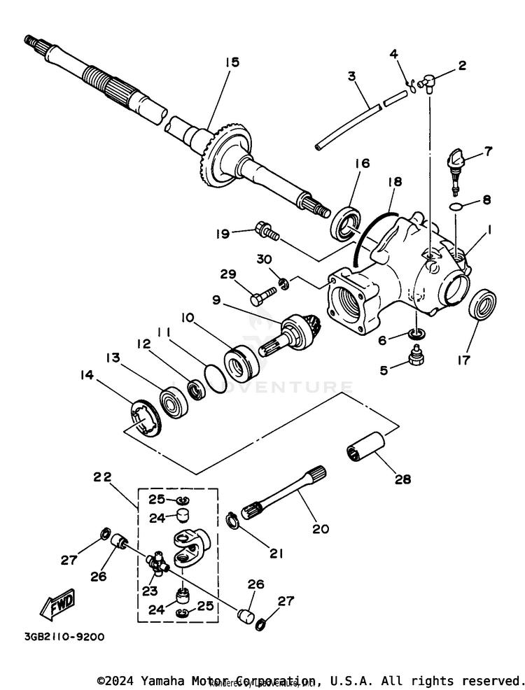Drive Shaft Schematic