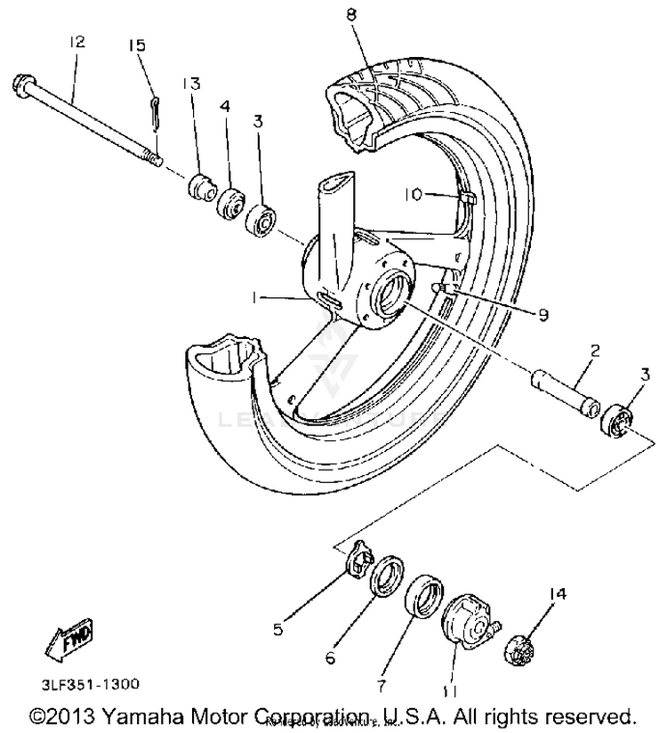 Front Wheel Schematic