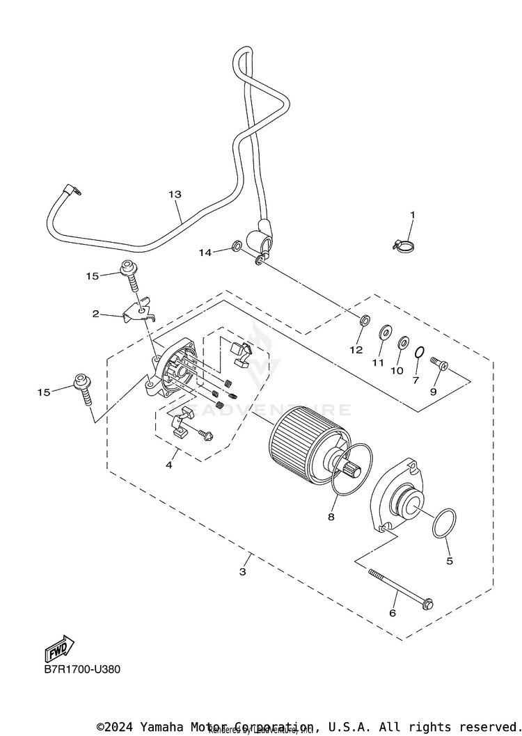 Starting Motor Schematic