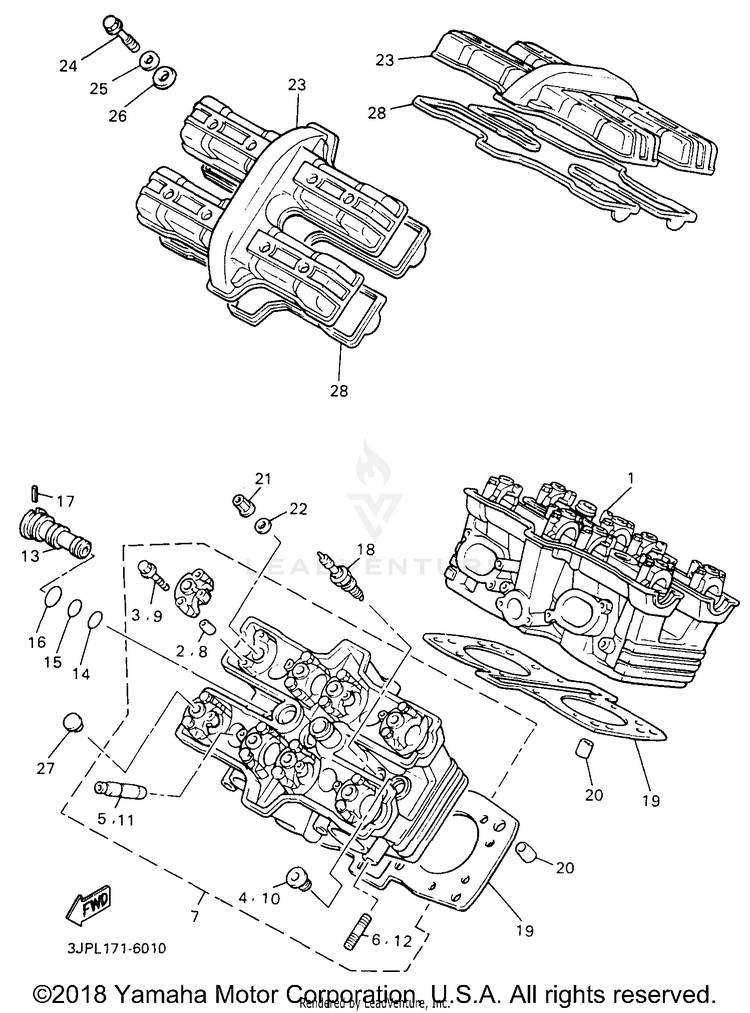 Cylinder Head Schematic