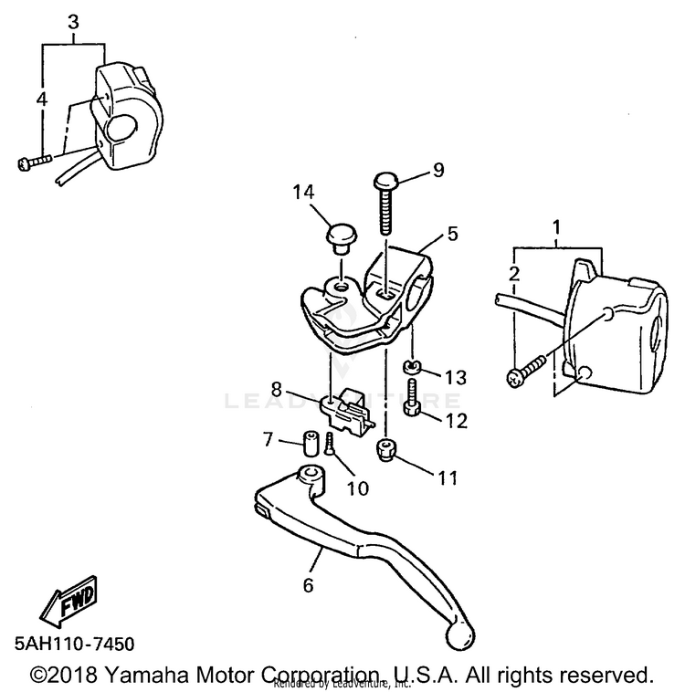 Handle Switch Lever Schematic