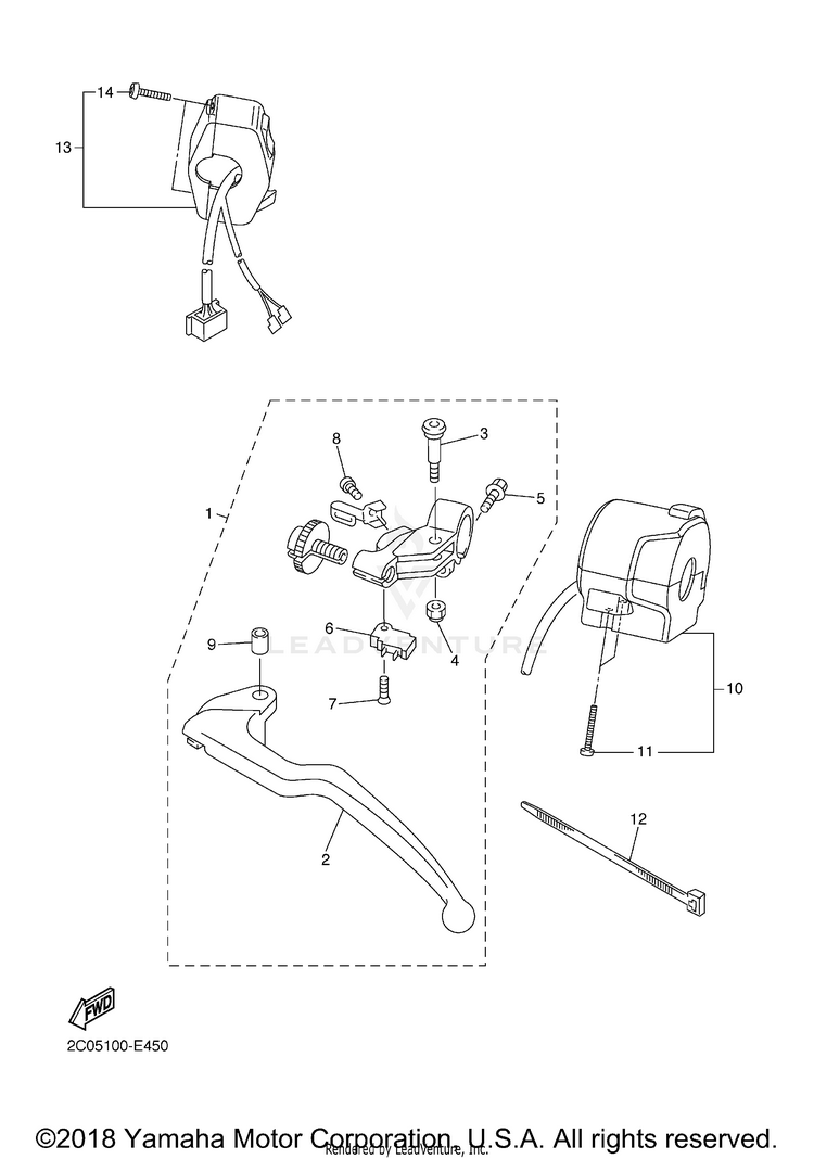 Handle Switch Lever Schematic