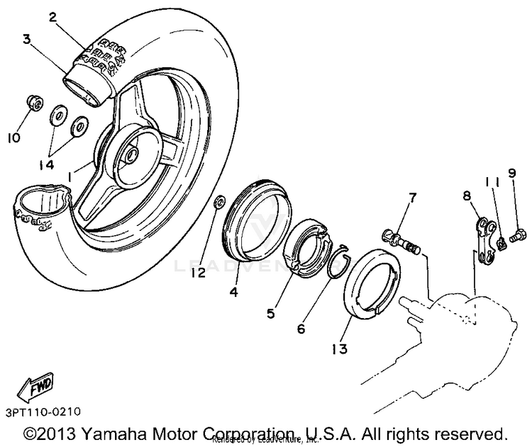 Rear Wheel Schematic