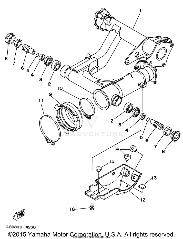 Rear Arm Schematic