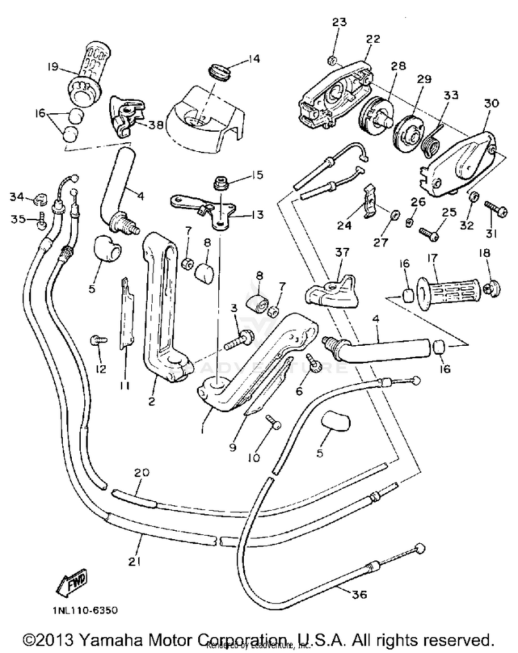 Handlebar Cable Schematic