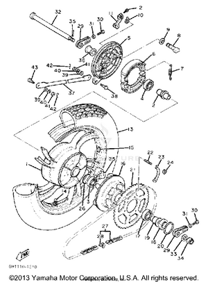 Rear Wheel Schematic