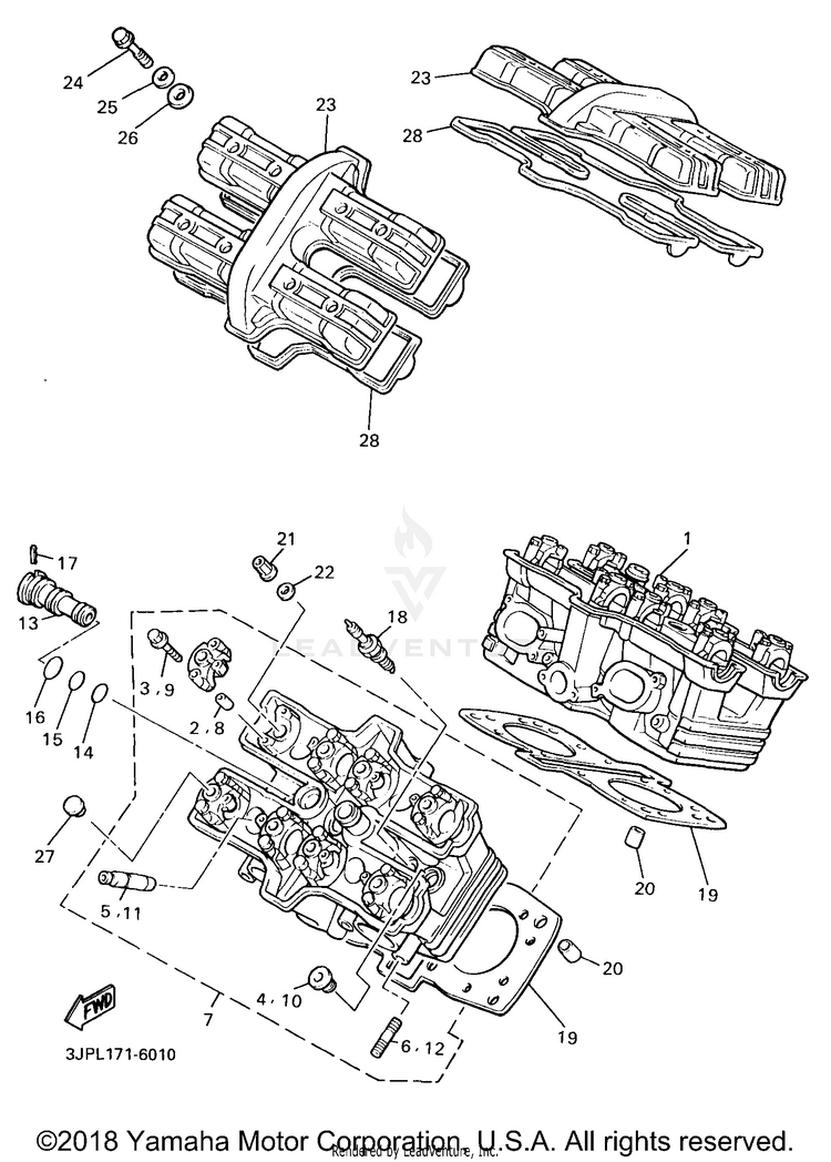 Cylinder Head Schematic