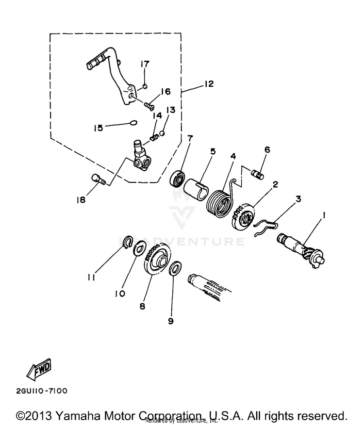 Starter BANSHEE - YFZ350J - 1997 Schematic