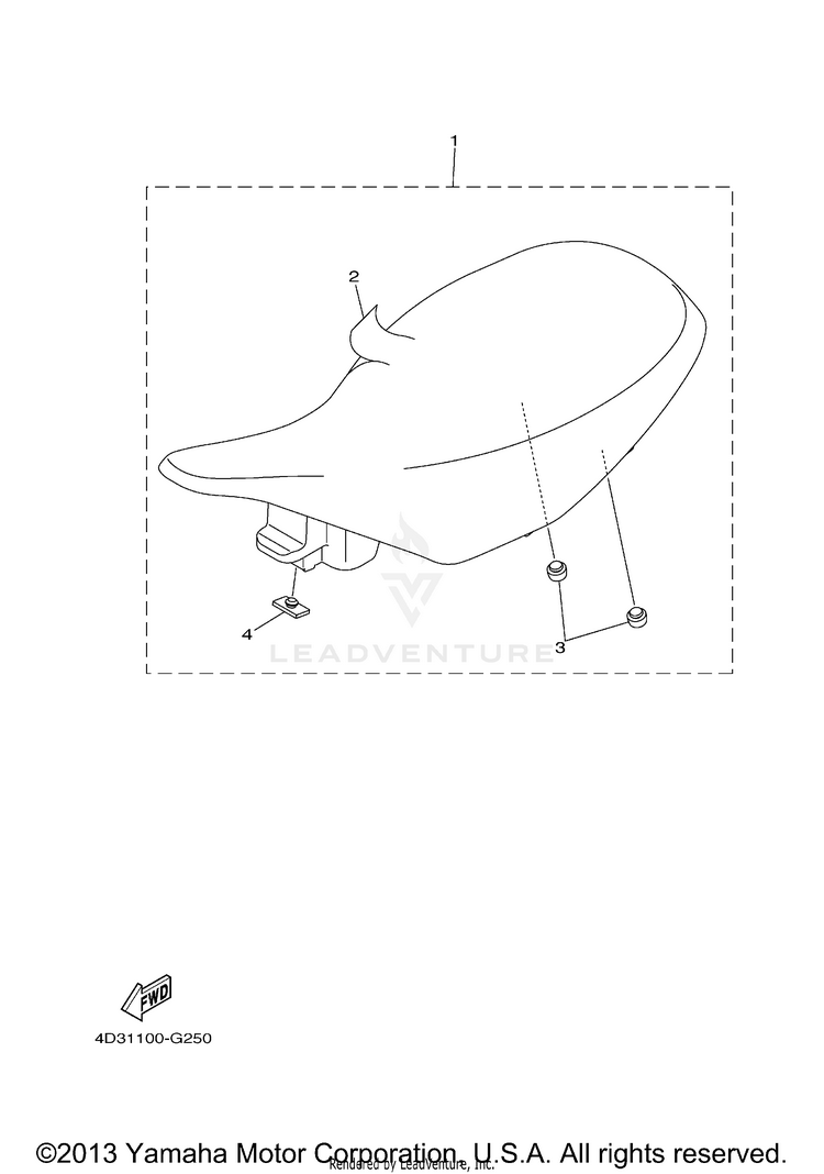 Seat RAPTOR 250 - YFM25RYL - 2009 Schematic