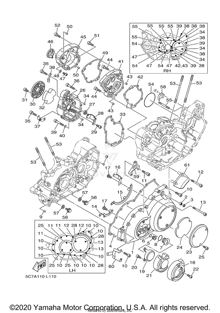 Crankcase Cover 1 Schematic