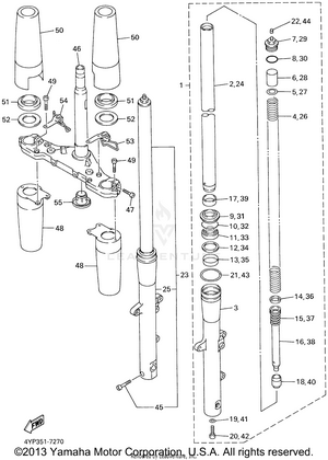 Front Fork Schematic