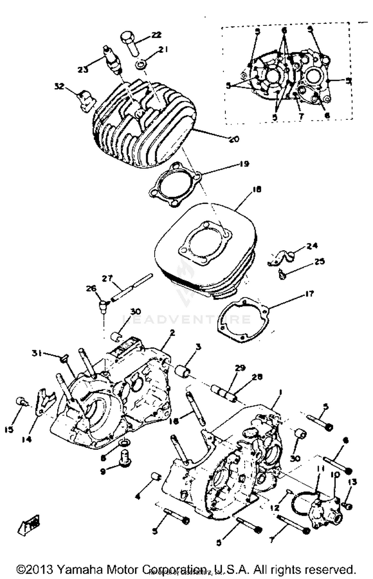 Piston & Conn - Rod Assembly Schematic