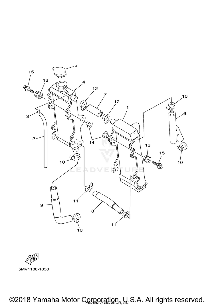 Radiator Hose Schematic