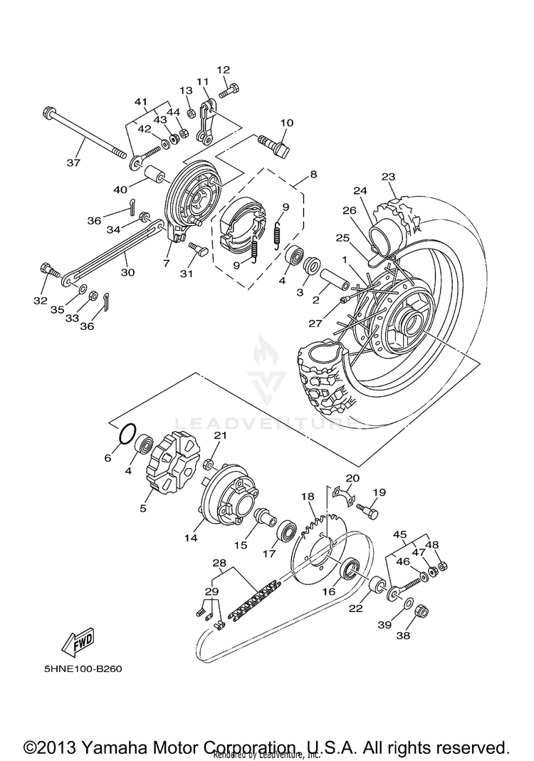 Rear Wheel Schematic