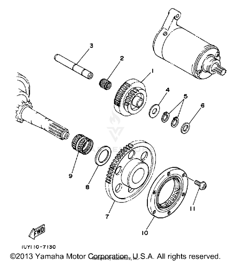 Starter Clutch Schematic