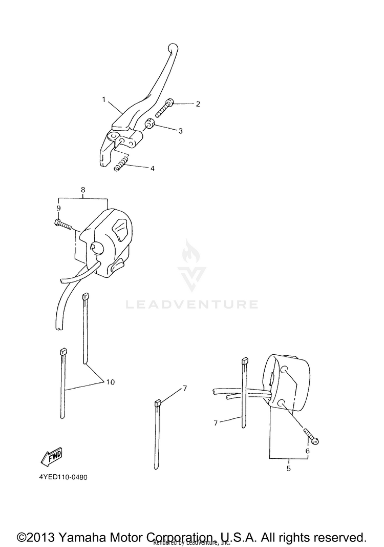 Handle Switch Lever Schematic