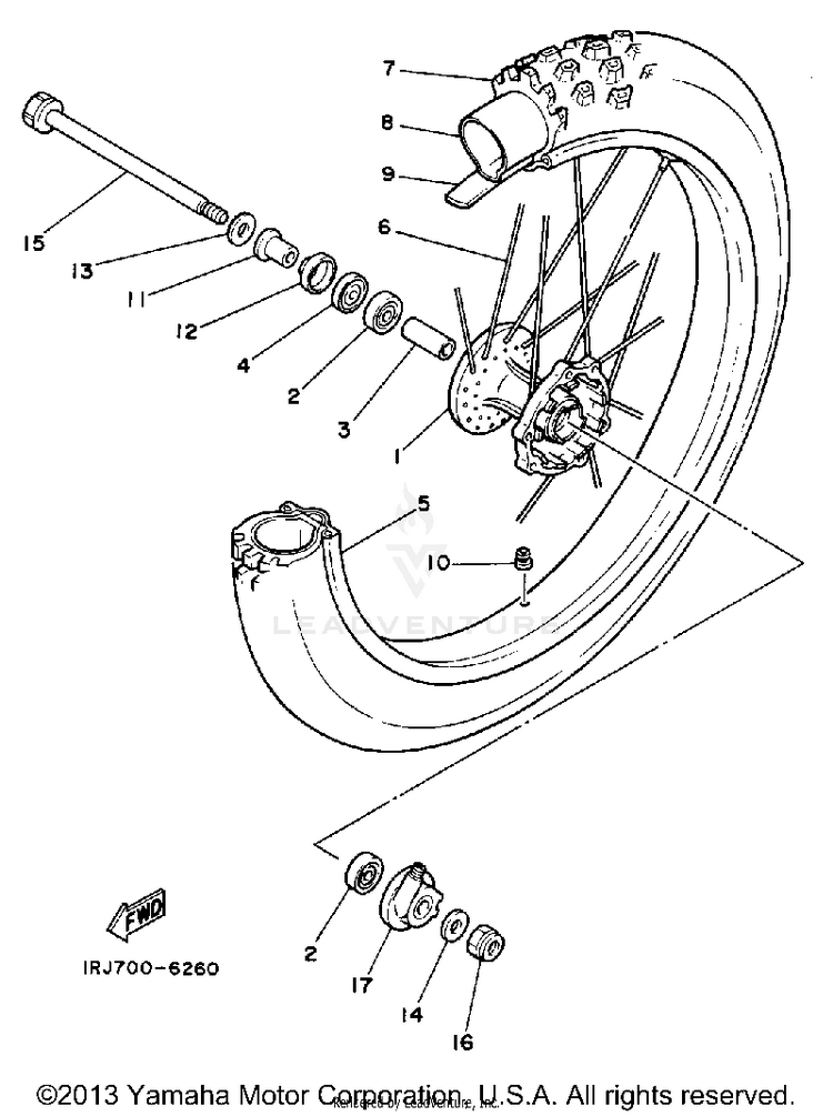 Front Wheel Schematic