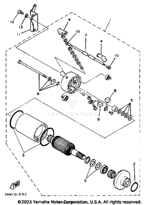 Starting Motor Schematic
