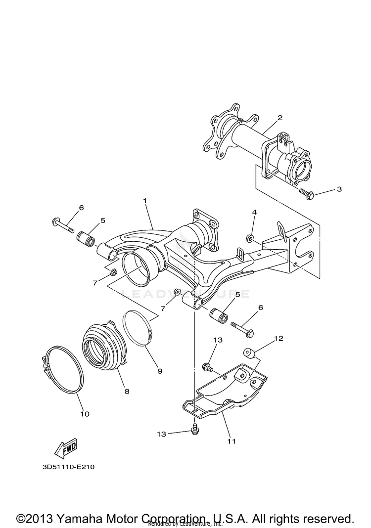 Rear Arm Schematic