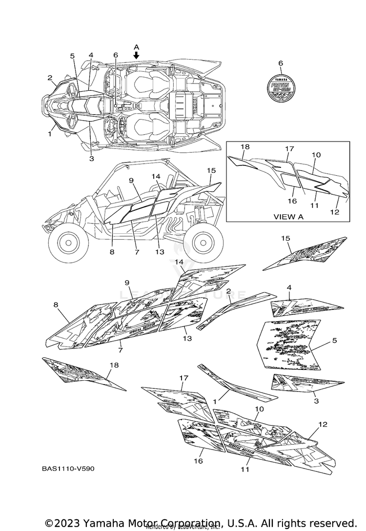 Graphics YXZ1000R SS SE - YXZ10YESMB - 2021 Schematic