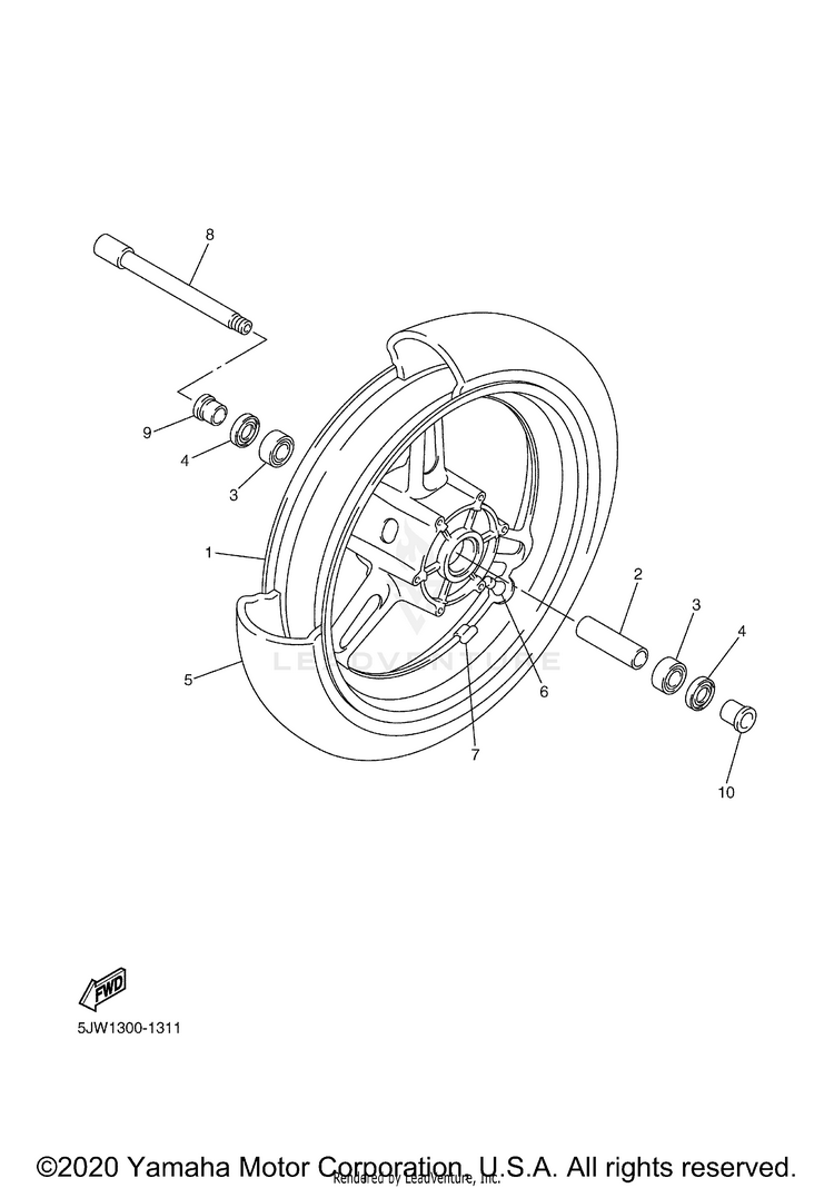 Front Wheel Schematic