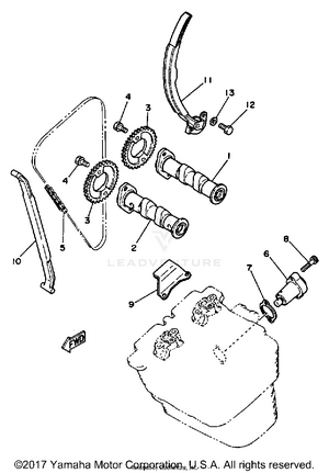 Camshaft Chain Schematic