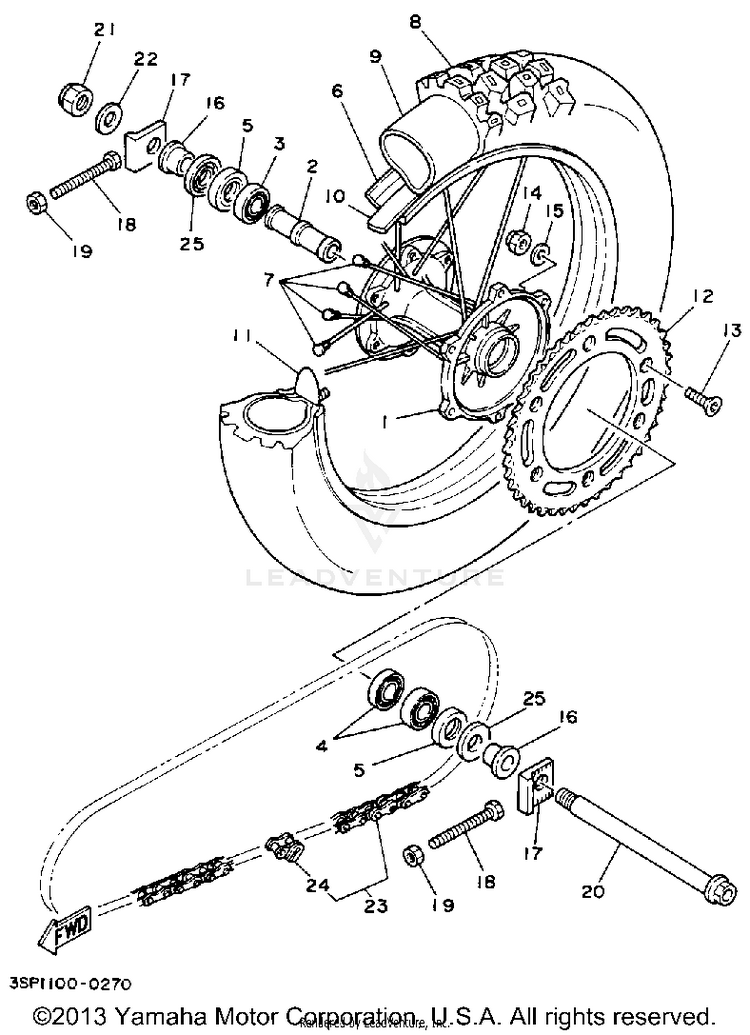 Rear Wheel Schematic