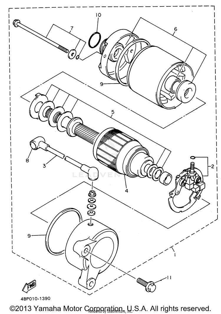 Starting Motor Schematic