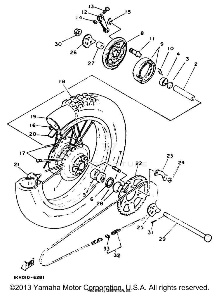 Rear Wheel Schematic