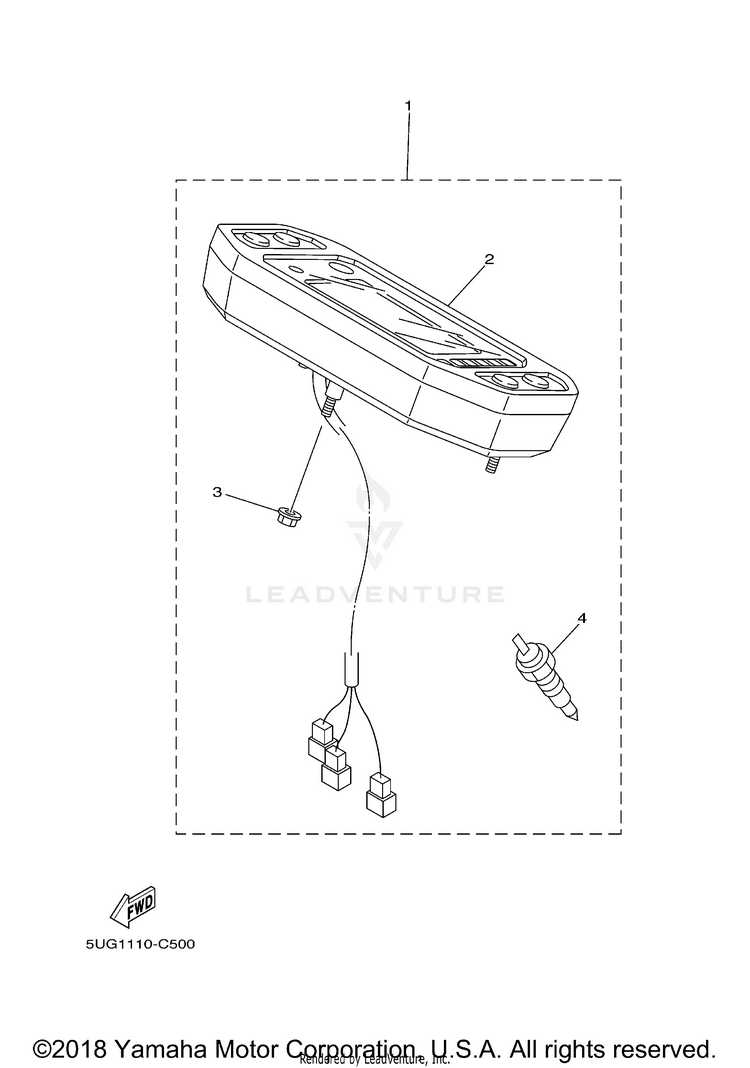 Alternate For Meter RHINO HARDWOODS CAMO - YXR660FAHS - 2004 Schematic