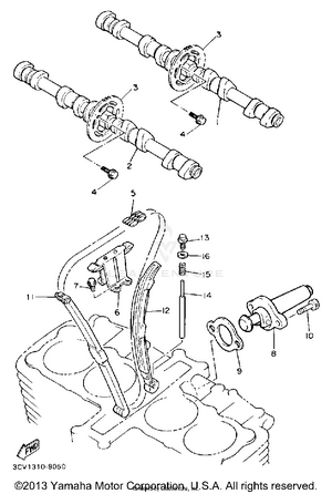 Camshaft Chain Schematic