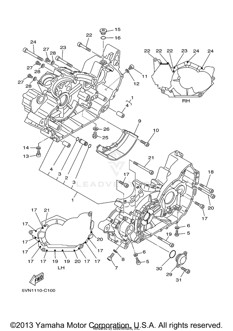 Crankcase Schematic