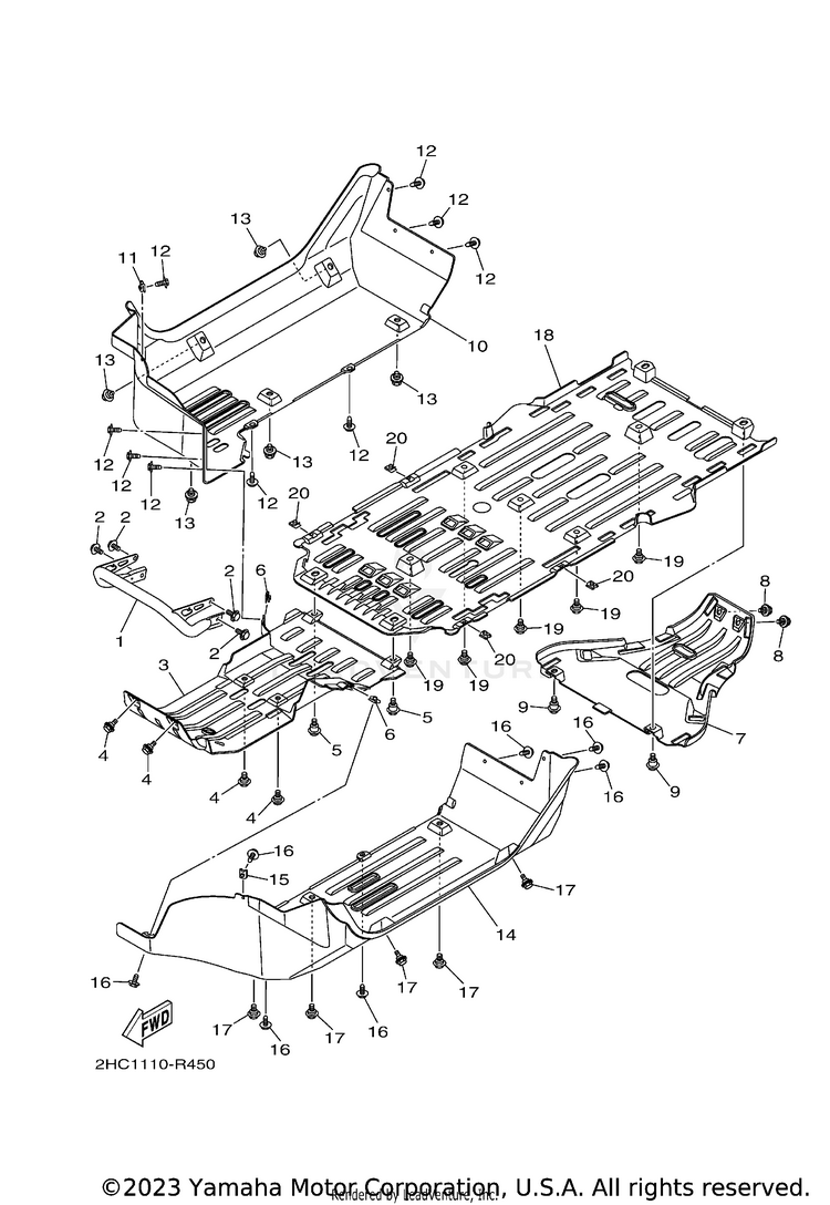 Guard YXZ1000 EPS - YXZ10YPXGL - 2016 Schematic