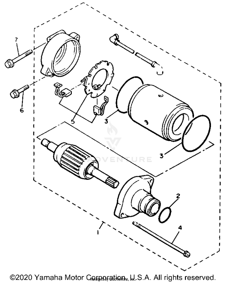 Starting Motor Schematic