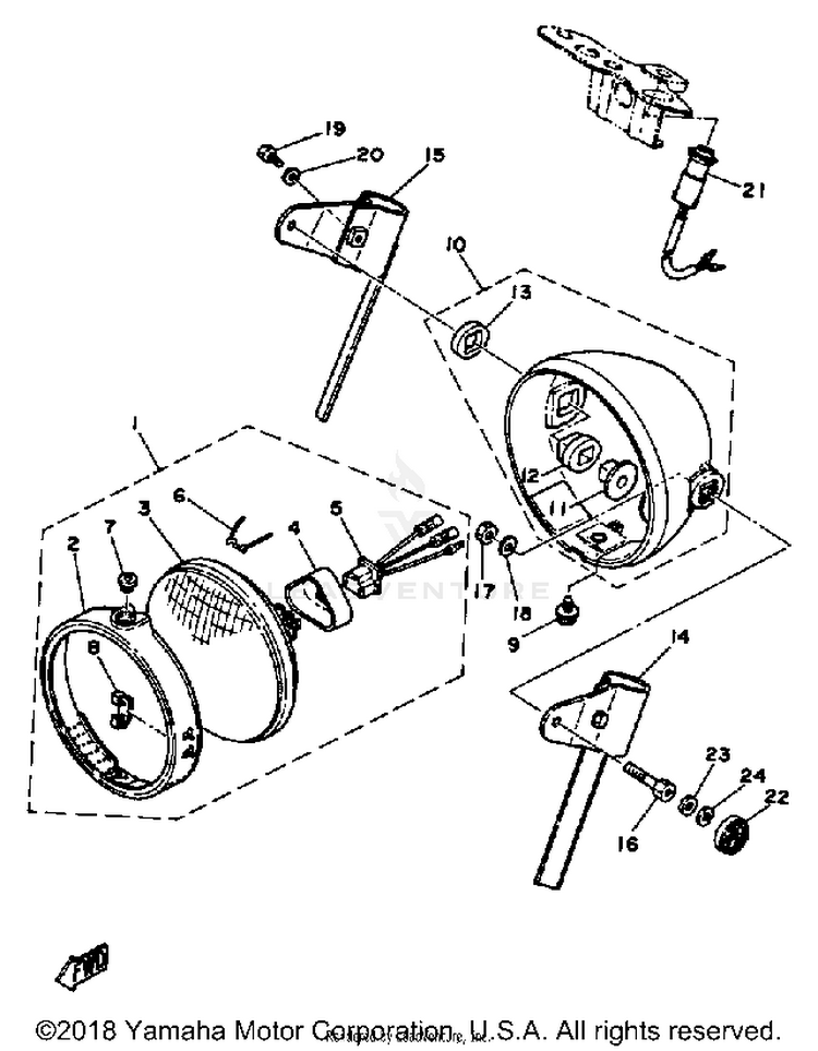 Headlight Schematic