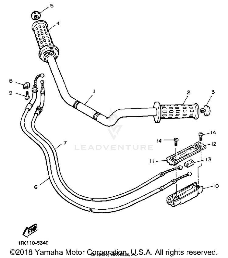 Handlebar Cable Schematic
