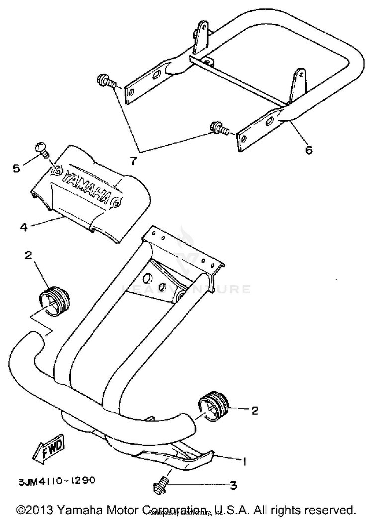 Guard BLASTER - YFS200B - 1991 Schematic
