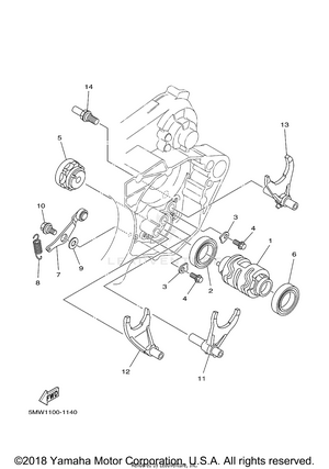Shift Cam Fork Schematic