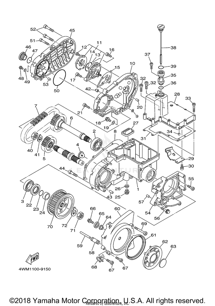 Middle Drive Gear Schematic