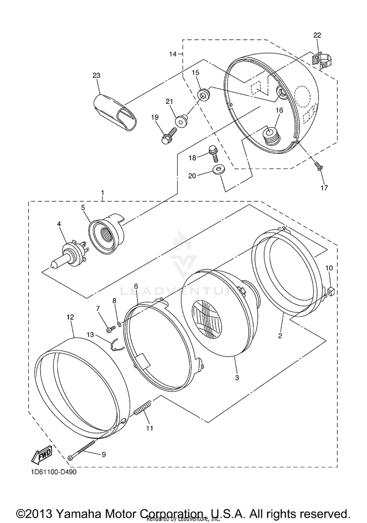 Headlight Schematic