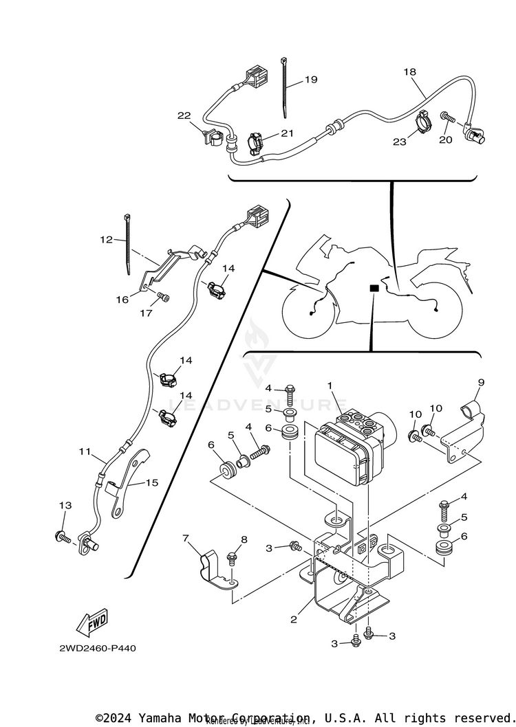 Electrical 3 R3ABS - YZFR3AHB - 2017 Schematic