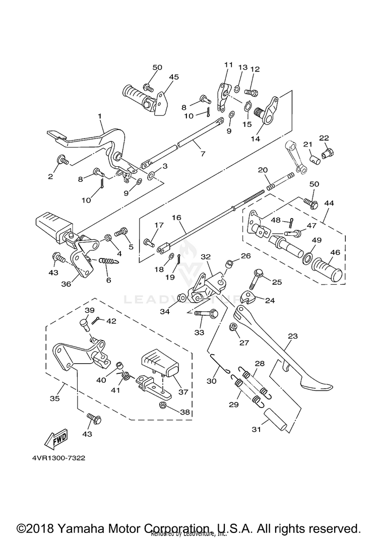 Stand Footrest Schematic