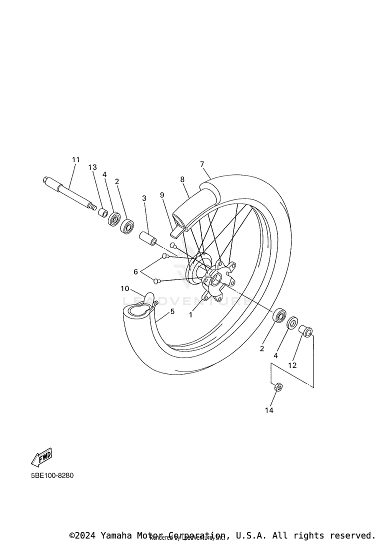 Front Wheel Schematic
