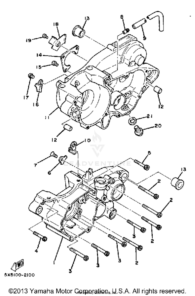 Crankcase Schematic
