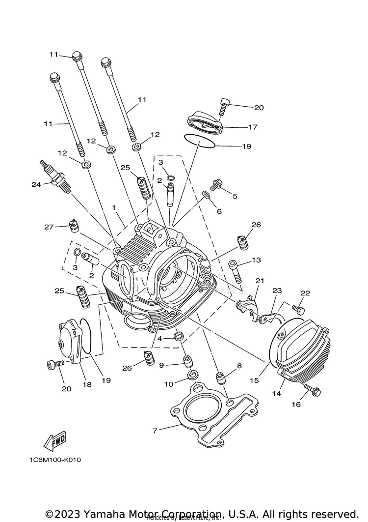 Cylinder Head Schematic
