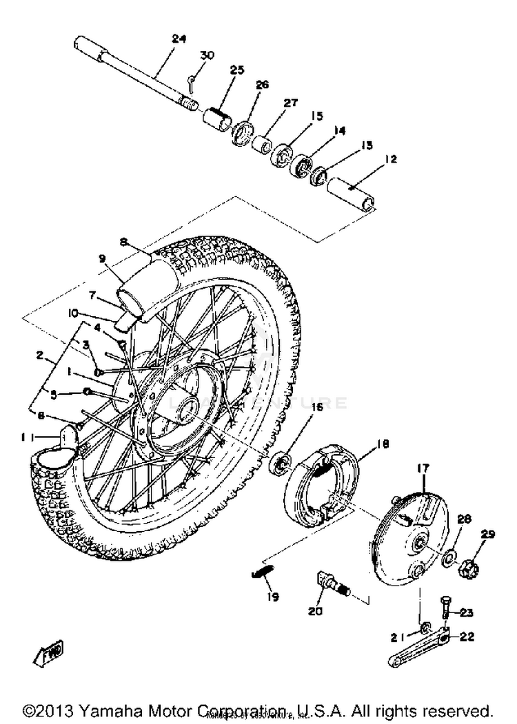 Front Wheel Schematic