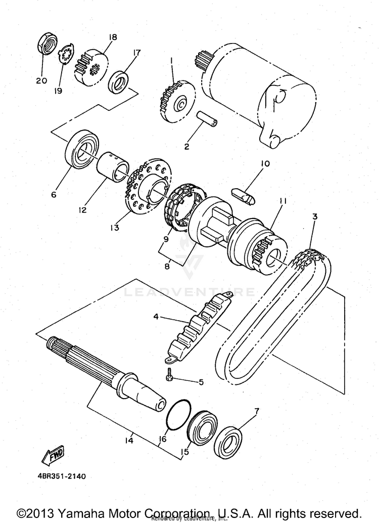 Starter Clutch Schematic