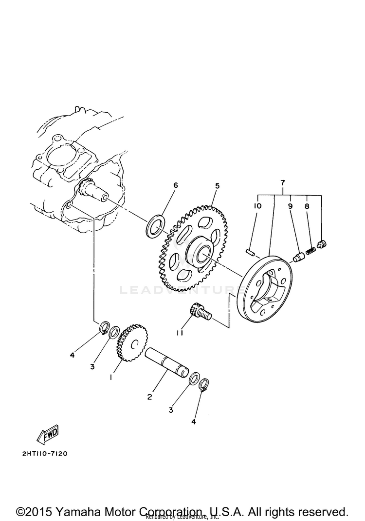 Starter Clutch Schematic